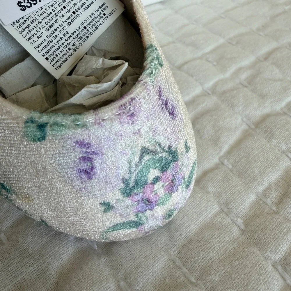 GAP x LoveShackFancy Toddler Girl 7 Mary Jane Floral Shoes NWT